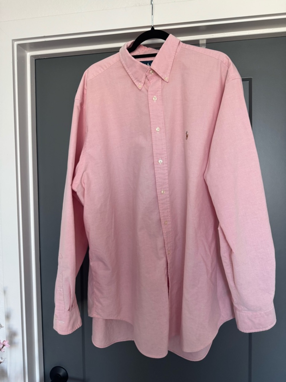 Ralph Lauren Pink Button-Down Oxford Shirt